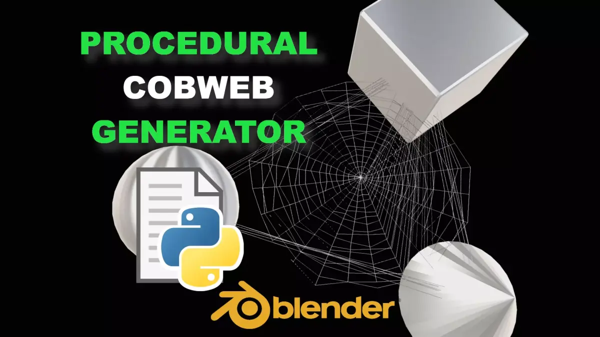 Procedural Cobweb Generator 3D model