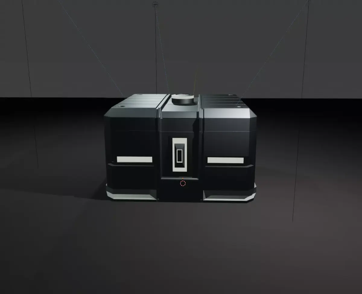 Sci-fi Chest Model 3D print model