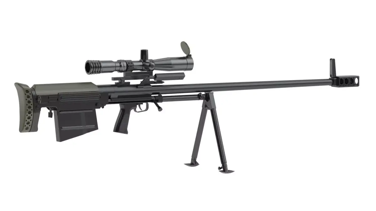 KSVK 12 Sniper Rifle 3D model