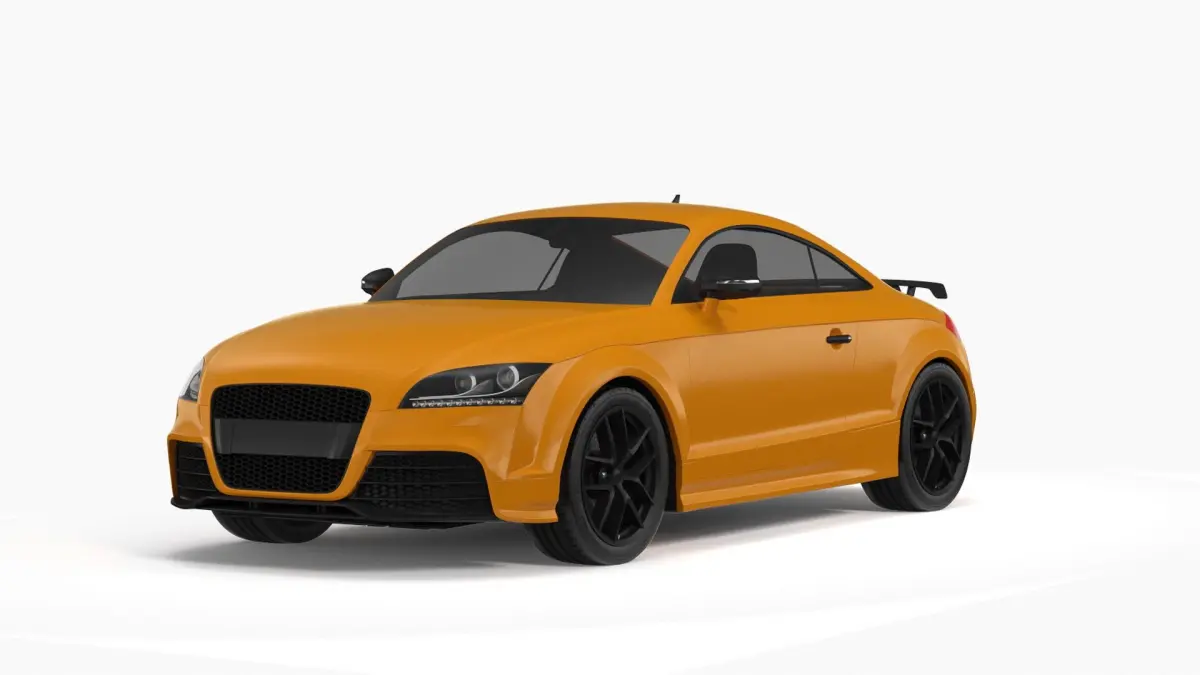Coupe GT Orange 3D model