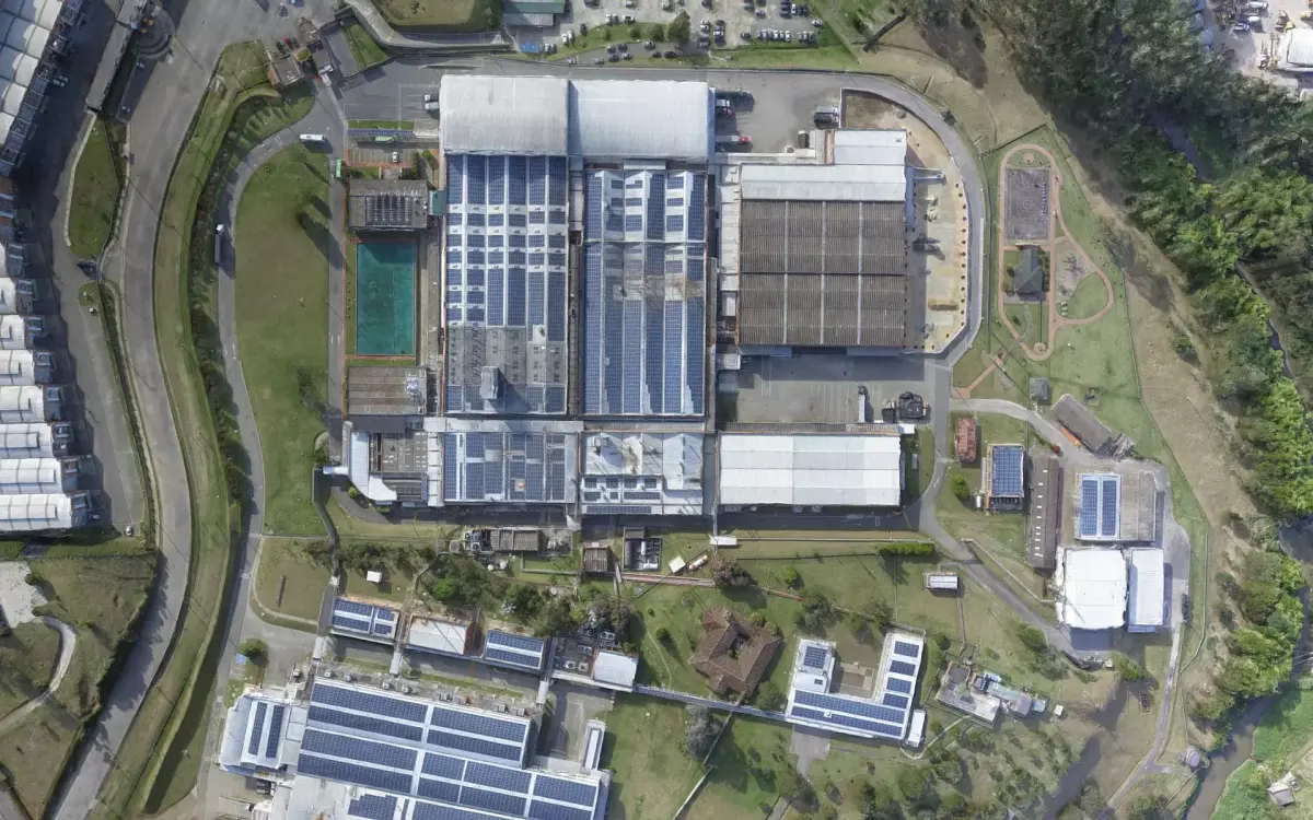Sustainable Industrial Facility 3D model