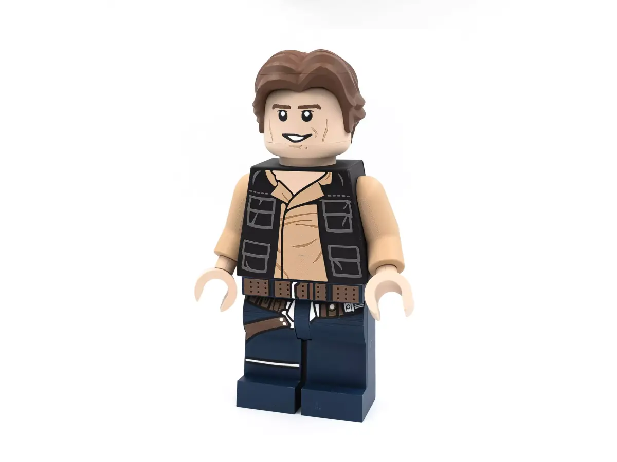 FREE Han Solo Modular Figure Free 3D print model
