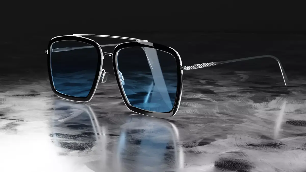 Sci Fi Glasses Iron man Edith 3D model