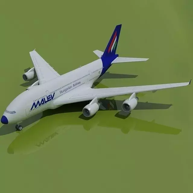 Hungaria Airlines Airbus 3D model