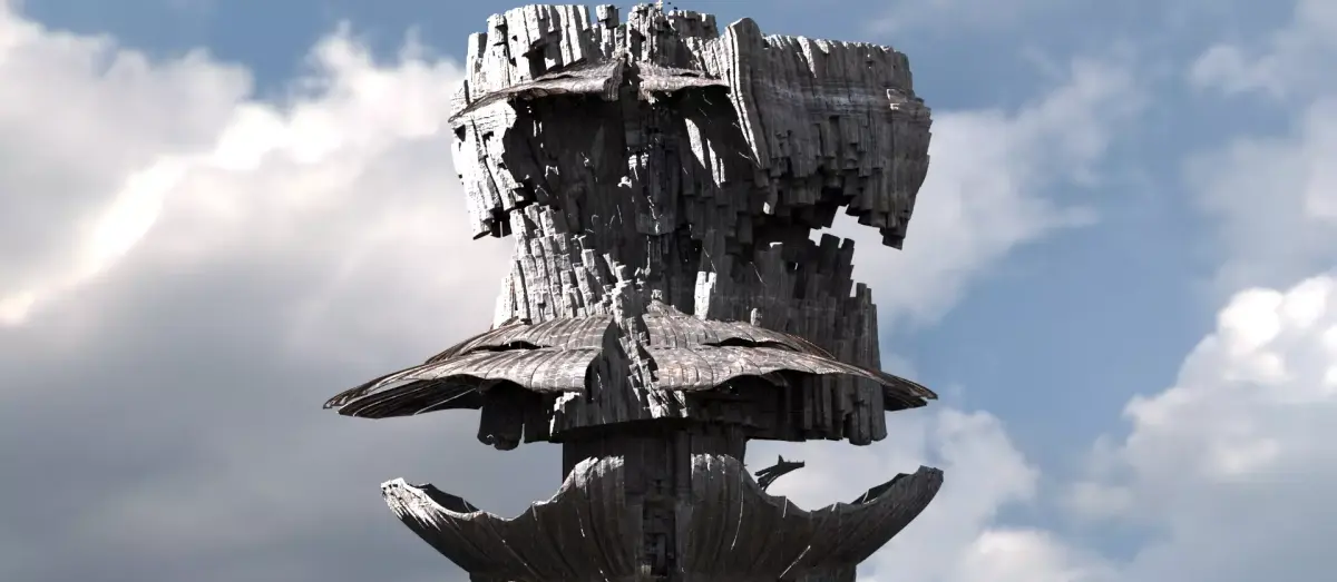 Sith Mushroom rock base 1 3D model
