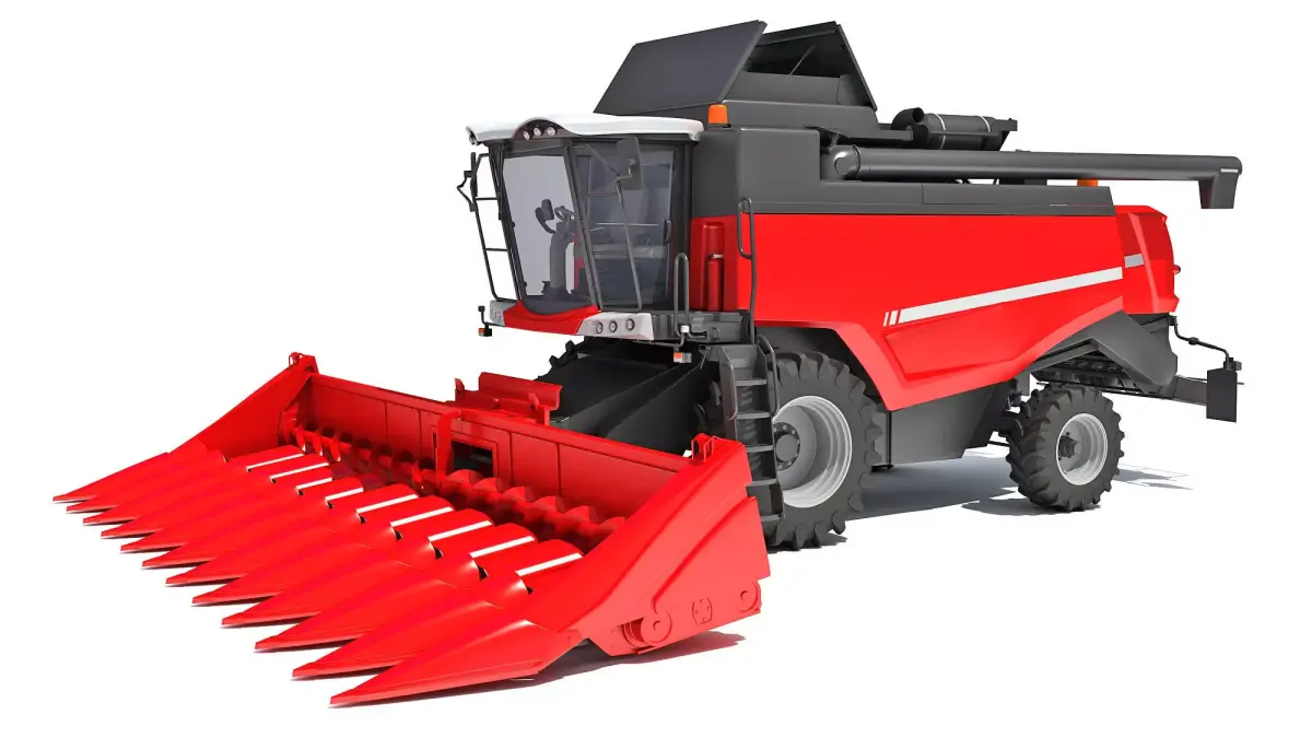 Combine Harvester 3D model 21