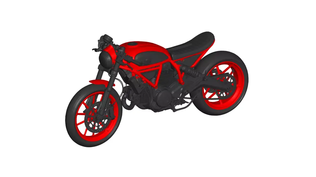 Ducati Scrambler 3D model buy
