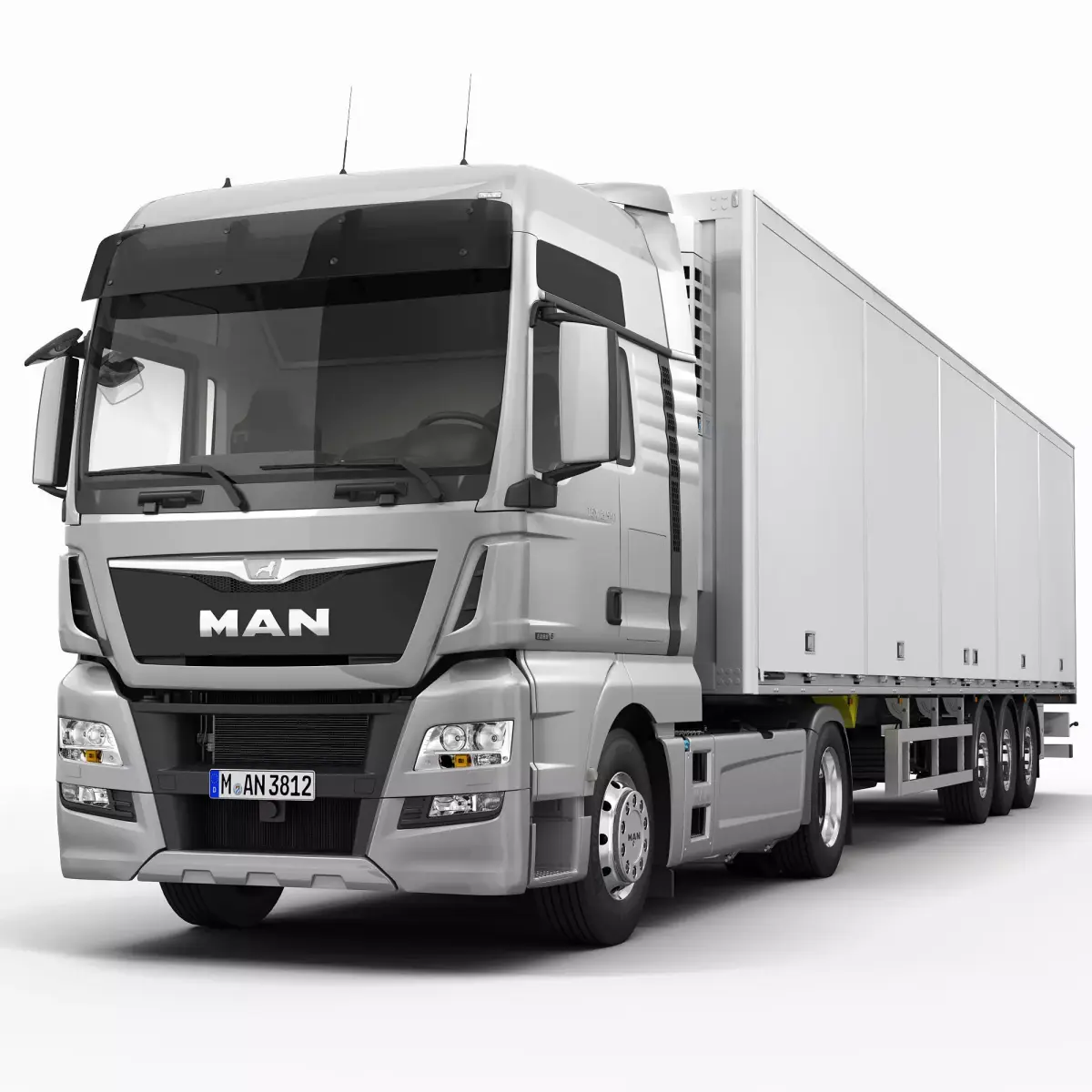 Truck XXL Semi-Trailer 3D model