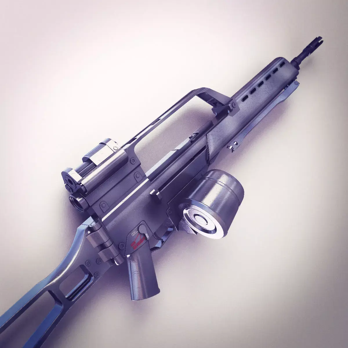 G36 Assault rifle Hi-Res 3D model