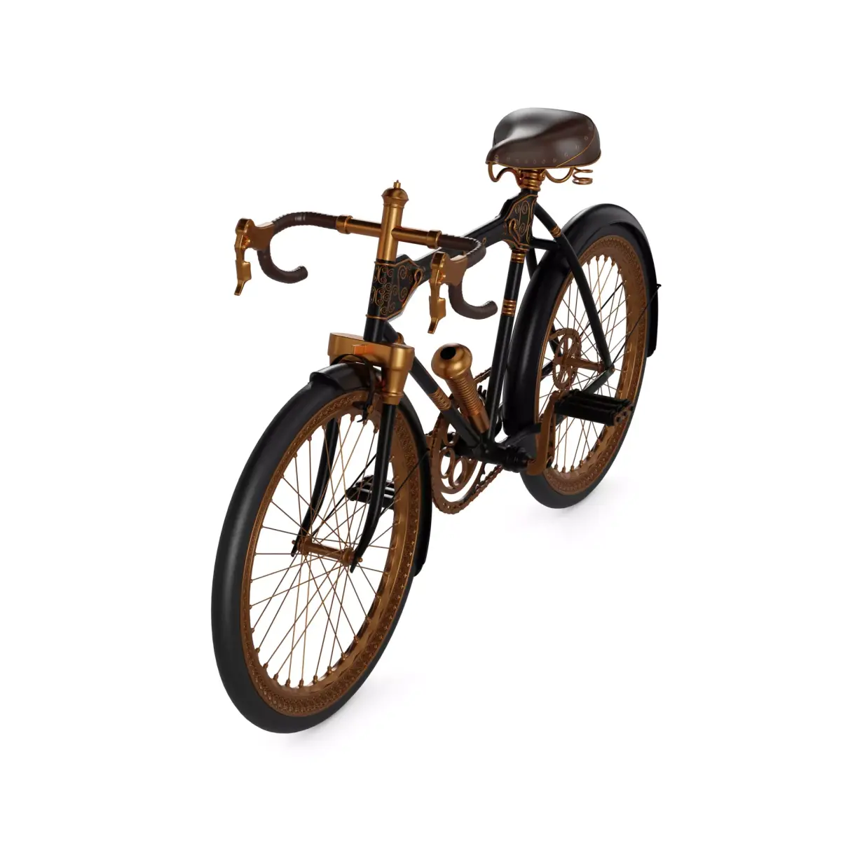 Traditional Road Bike 3D model buy