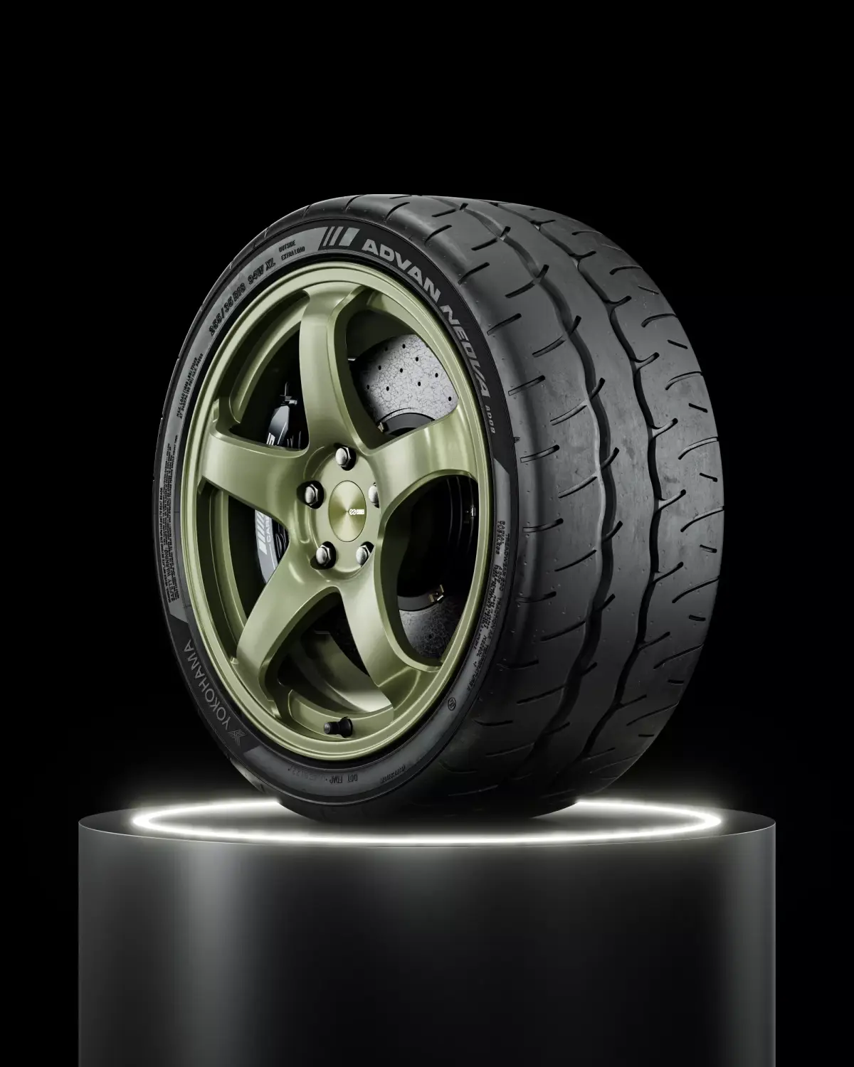 Yokohama Advan Neova AD9 3D model