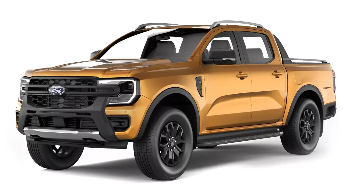 Ranger Wildtrak 2023 3D model purchase