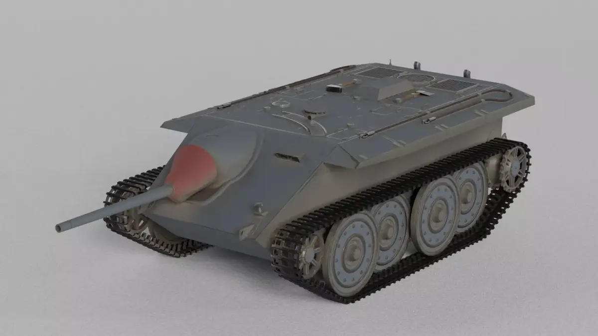 E-10 German Tank 3D model