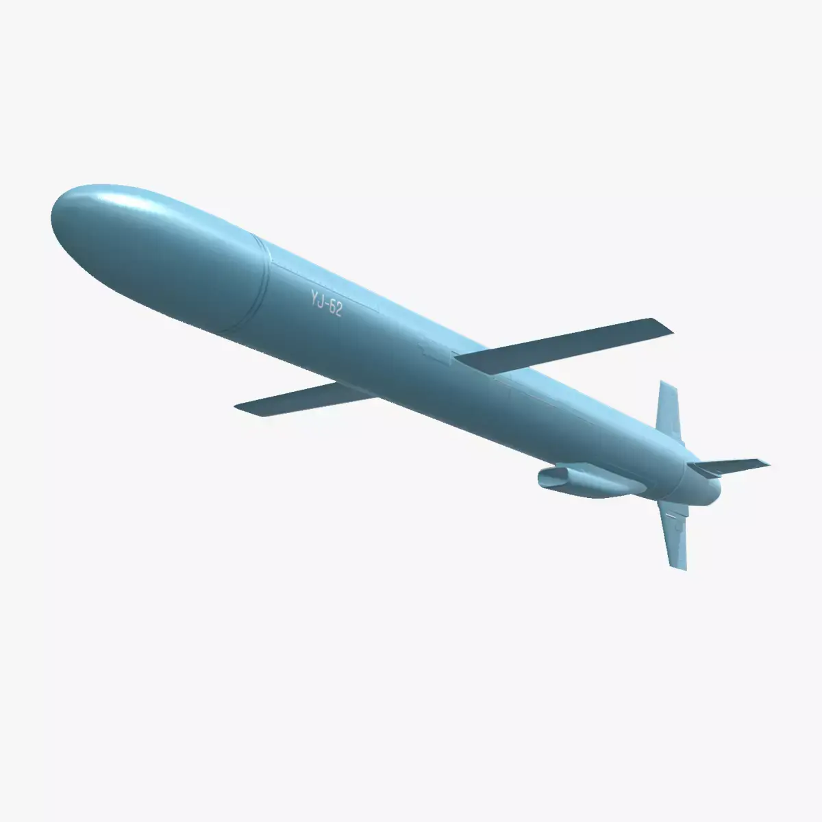 YJ-62 Chinese Anti-Ship Cruise Missile 3D model