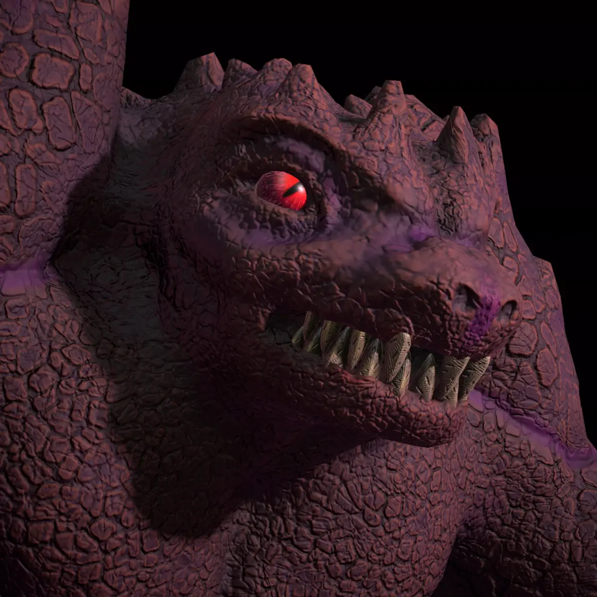 Monster humanoid creature Free low-poly 3D model