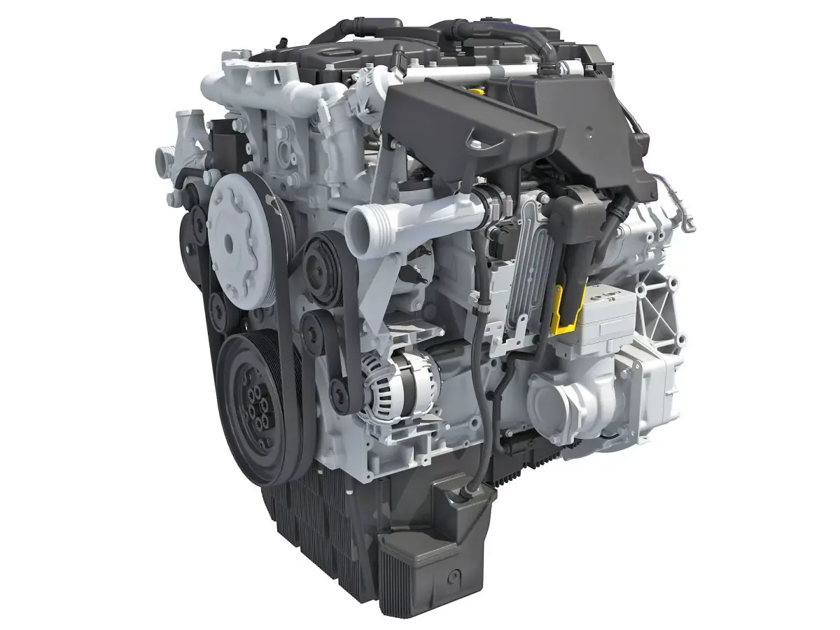 Diesel Engine 3D model get