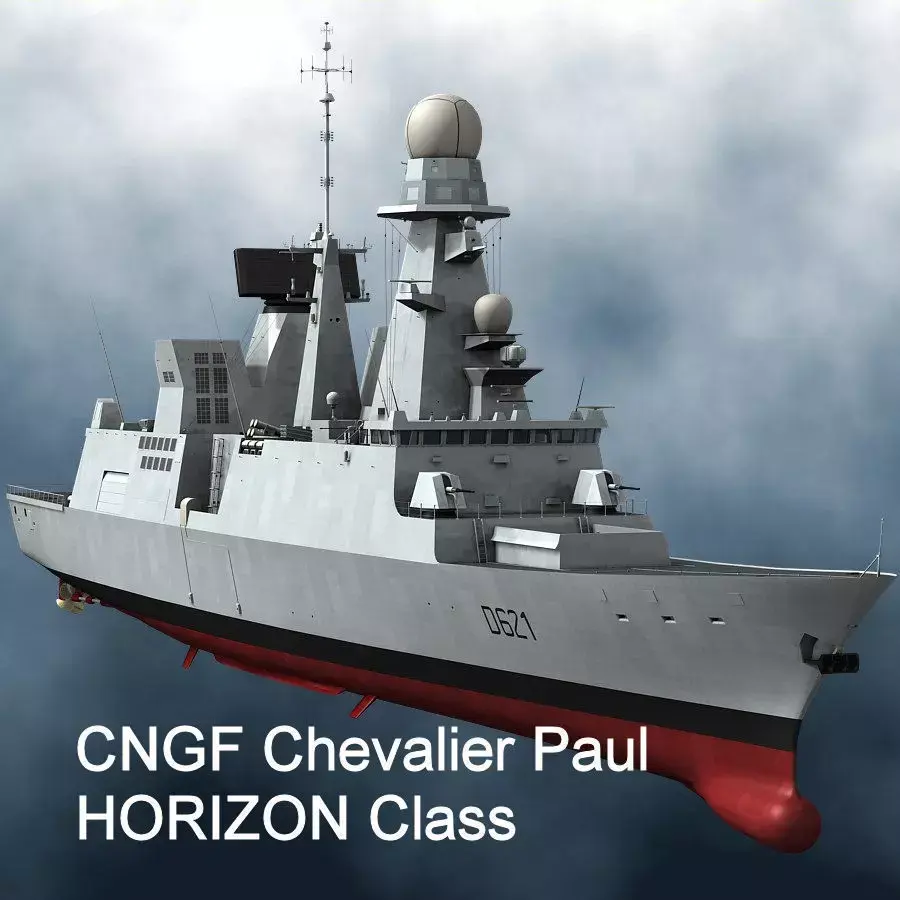 Horizon Class Frigate 3D model