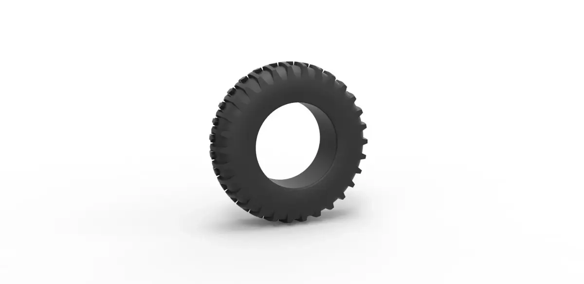  Tractor tire 4 Scale 1 to 25 3D print model