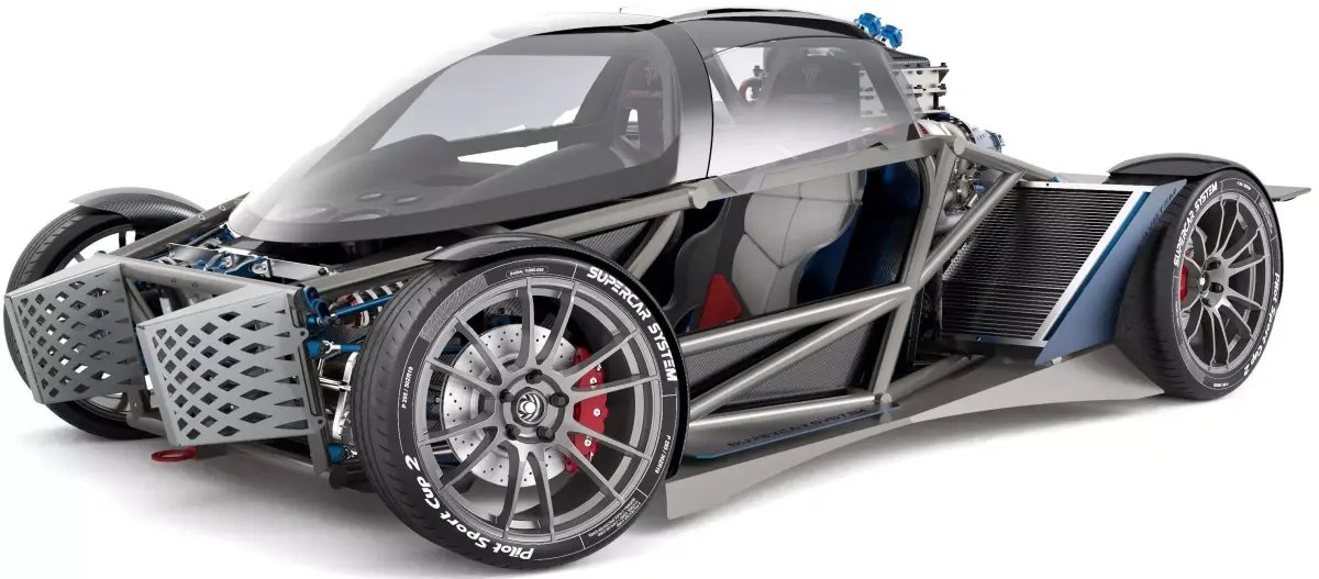B2-Spirit 300 and Nucleus Chassis Free 3D model