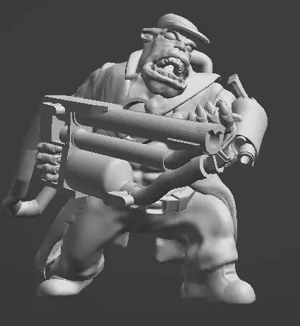 Ork Burner boyz 3D print model