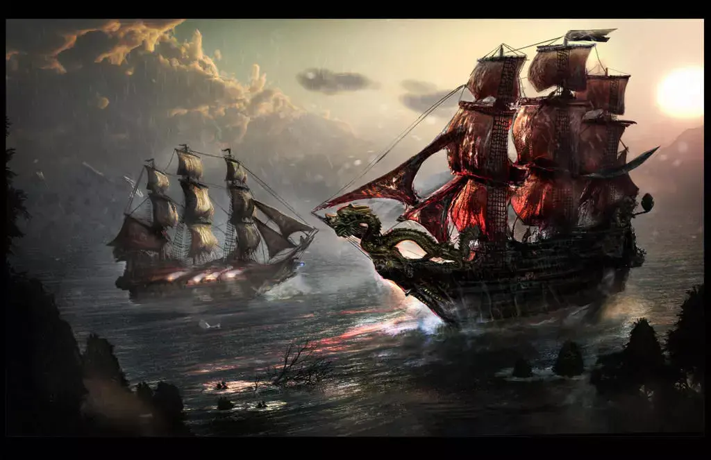 Ship sails for Ship 3D model