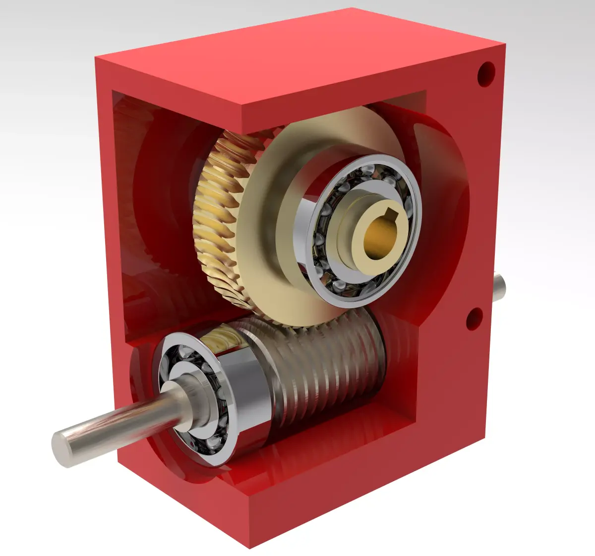 Worm gear 3D print model