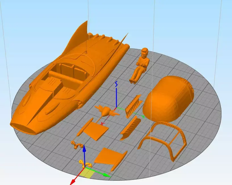 supercar  Mike Mercury gerry anderson  3D print model