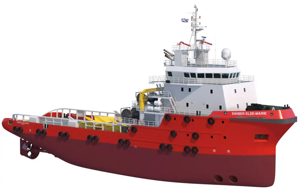 70 m AHTS Anchor Handling Tug Supply 3D model