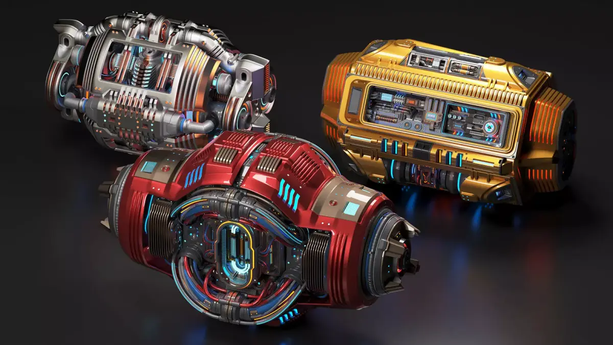 Sci Fi Kitbash 3 Mega Elements Collection 3D Model Pack purchase