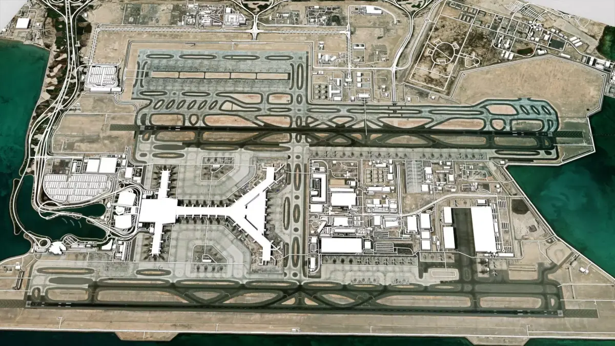 Hamad International Airport 3D model