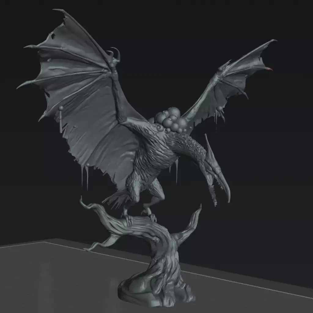 Spore Wing Monster Beast - The Eightpints The Mire Free 3D print model