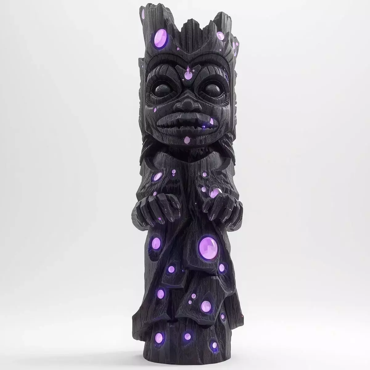 Cursed Totem Pole 3D Model V03 Low-poly 3D model