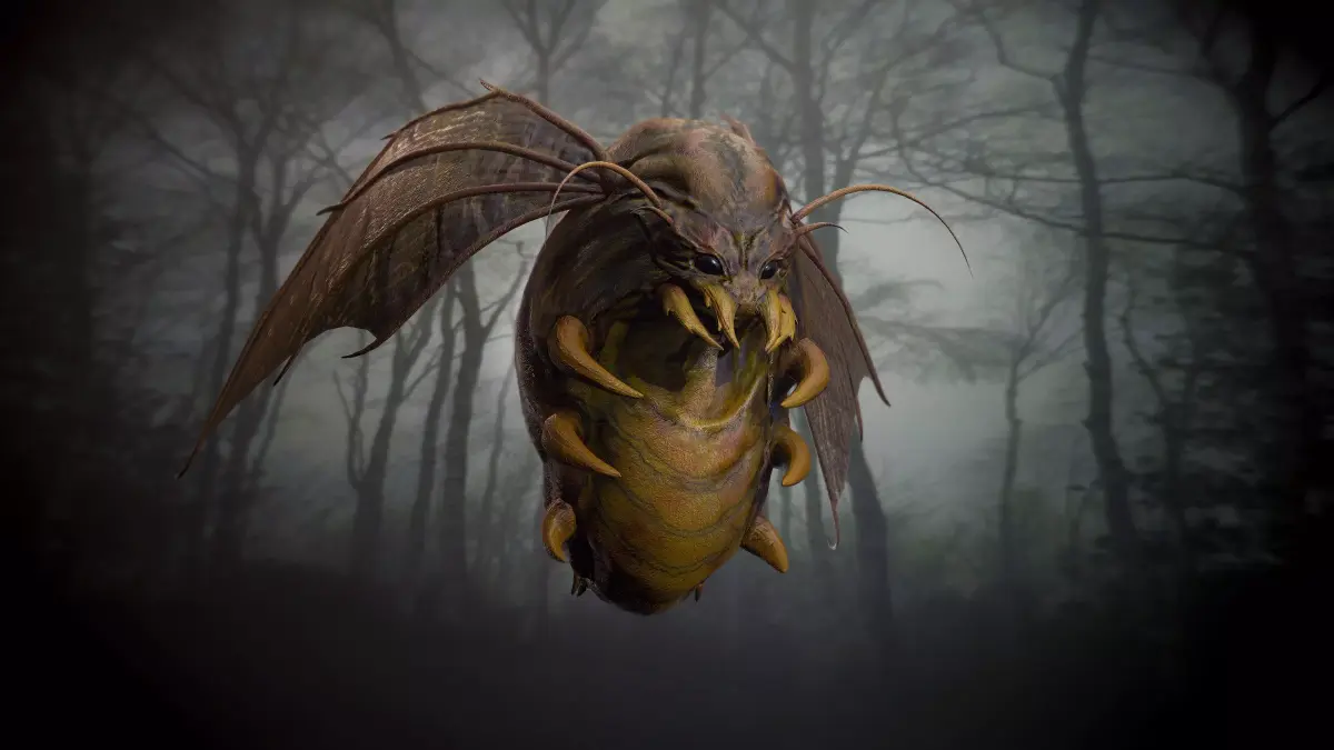 Worm Lt2 - Game Ready Low-poly 3D model Low-poly 3D model