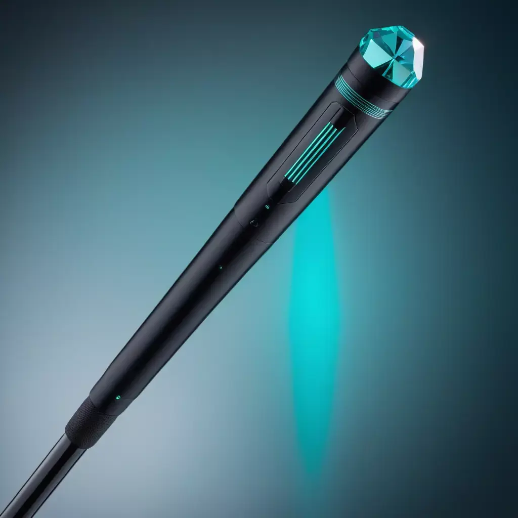 Futuristic Glowing Energy Staff 3D model