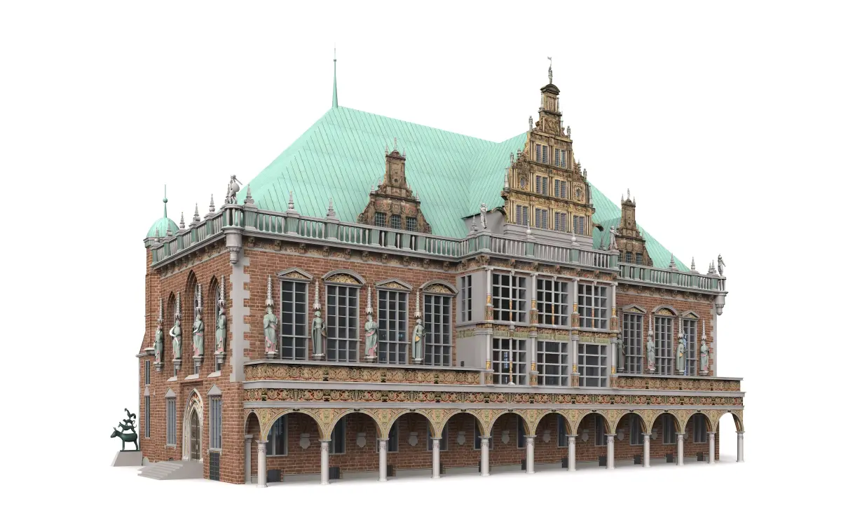 Town Hall of Bremen 3D model
