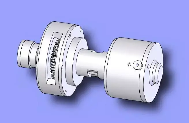 Generator cylindrical part Free 3D model
