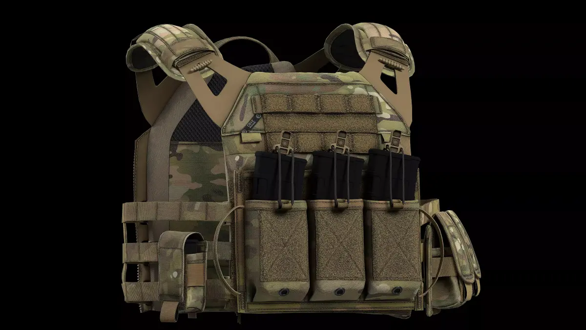 Plate Carriers CRYE JPC 2 V2 Low-poly 3D model