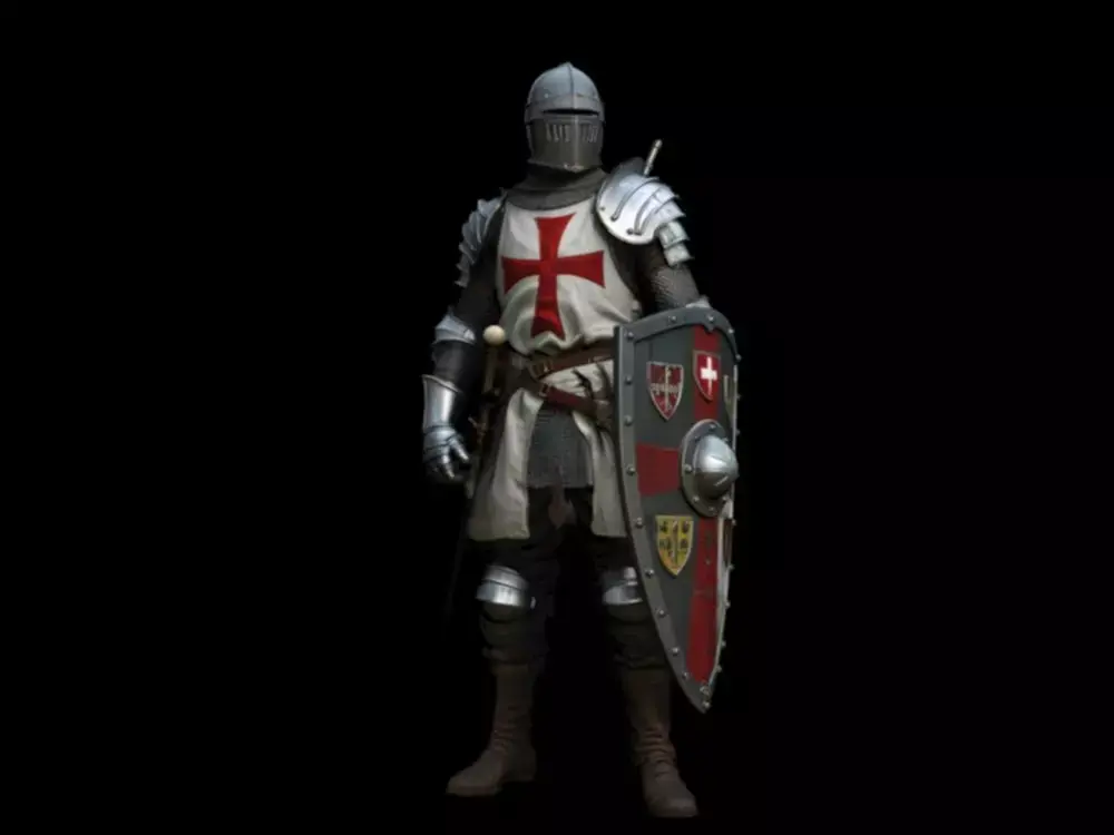 Templar Knights Holy War 3D model