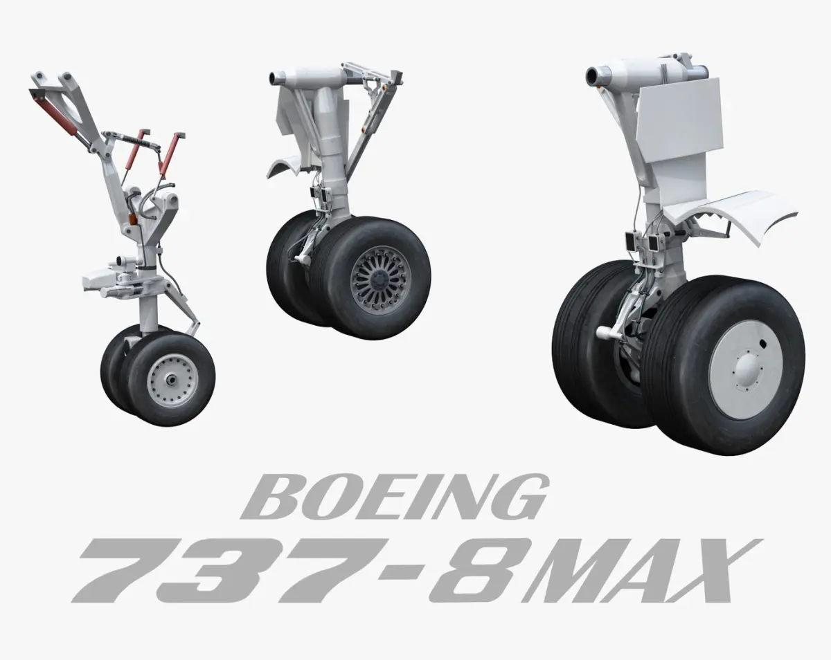 Landing Gear for Boeing 737 MAX 3D model