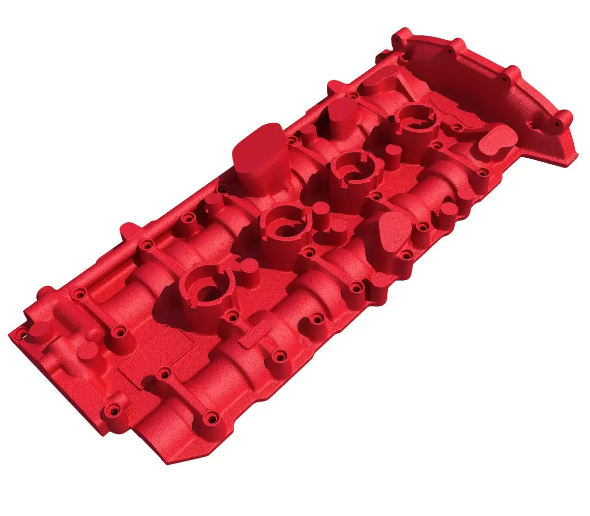 Red Engine Cover 3D model by 3D-Horse