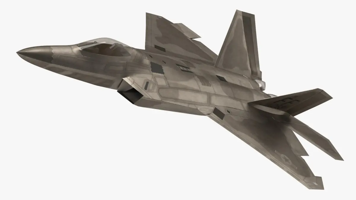 Raptor F 22 Simple Interior 3D model
