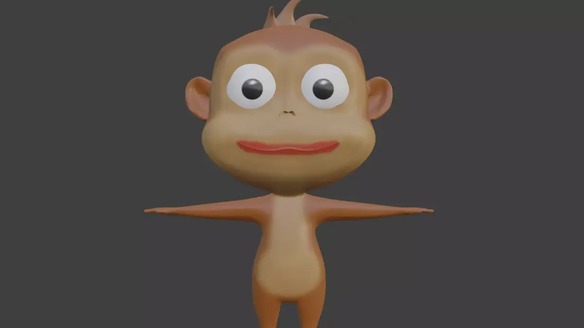 MONKEY CARTOON 3D model