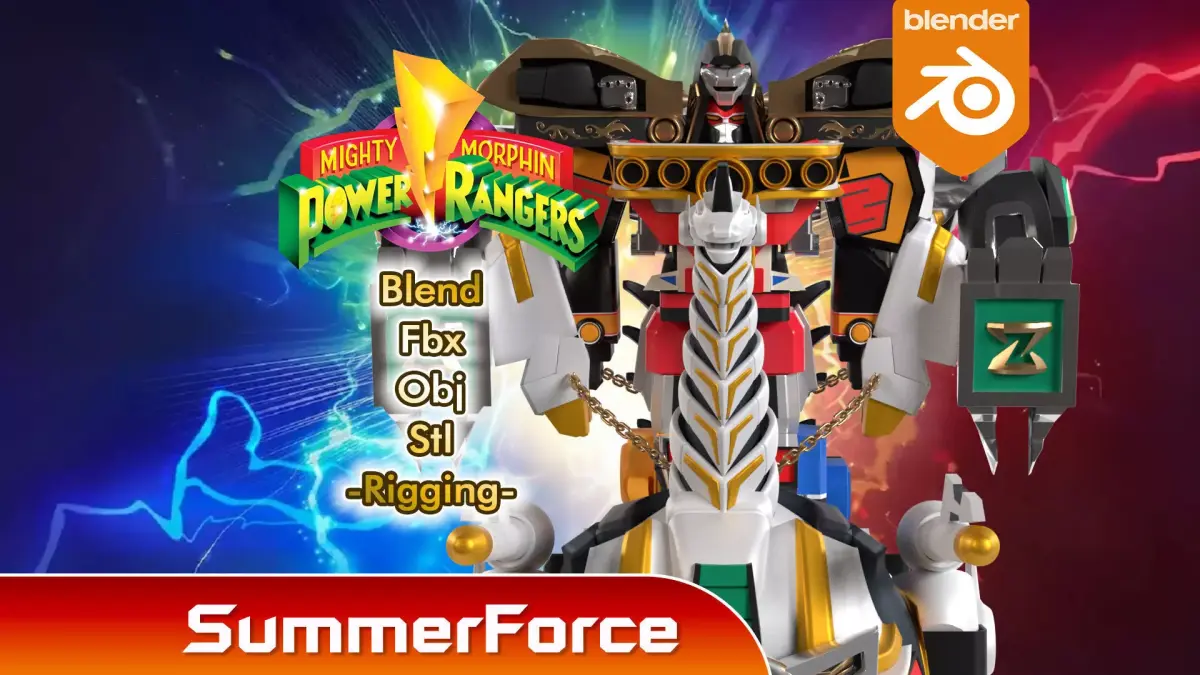 Dino Ultrazord - Power Ranger 3D model