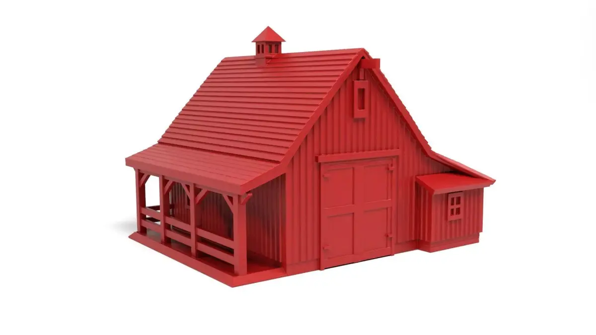 American Barn  3D print model