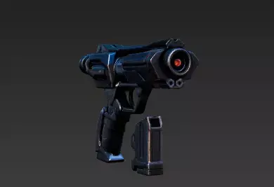 Sci-fi Security pistol 3D model