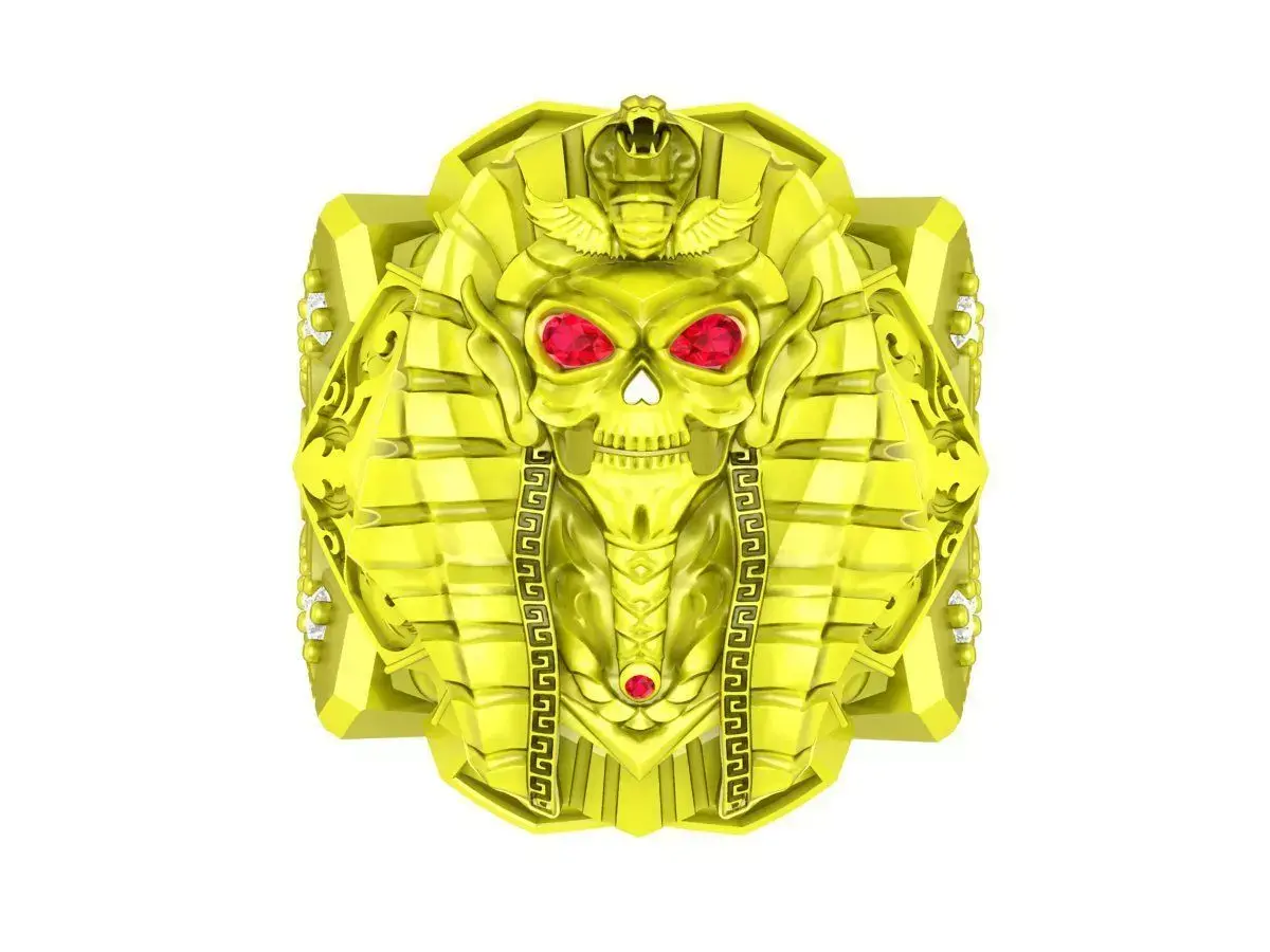 Egyptian King Pharaoh Statement Ring 7623A 3D print model