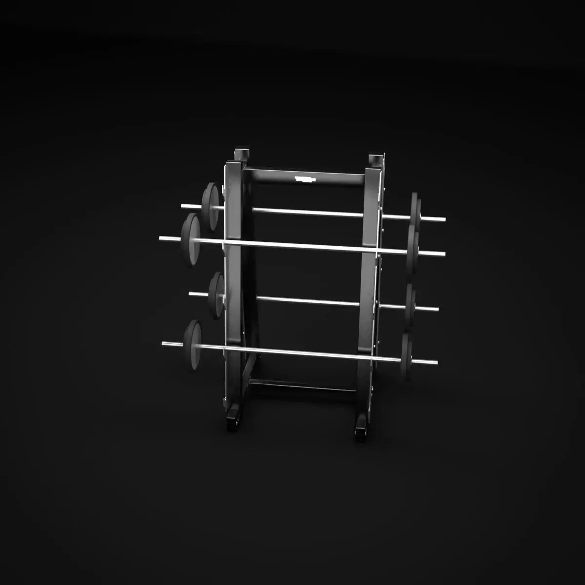 Barbell Rack 3D model get