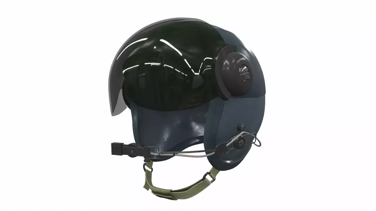 Pilot helmet ja-1 3D model