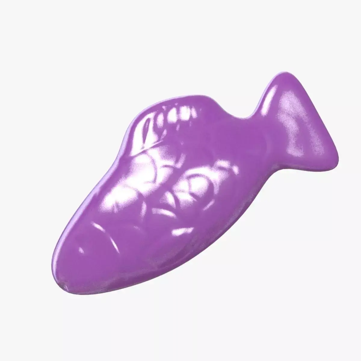 Swedish Fish Purple model 3D model