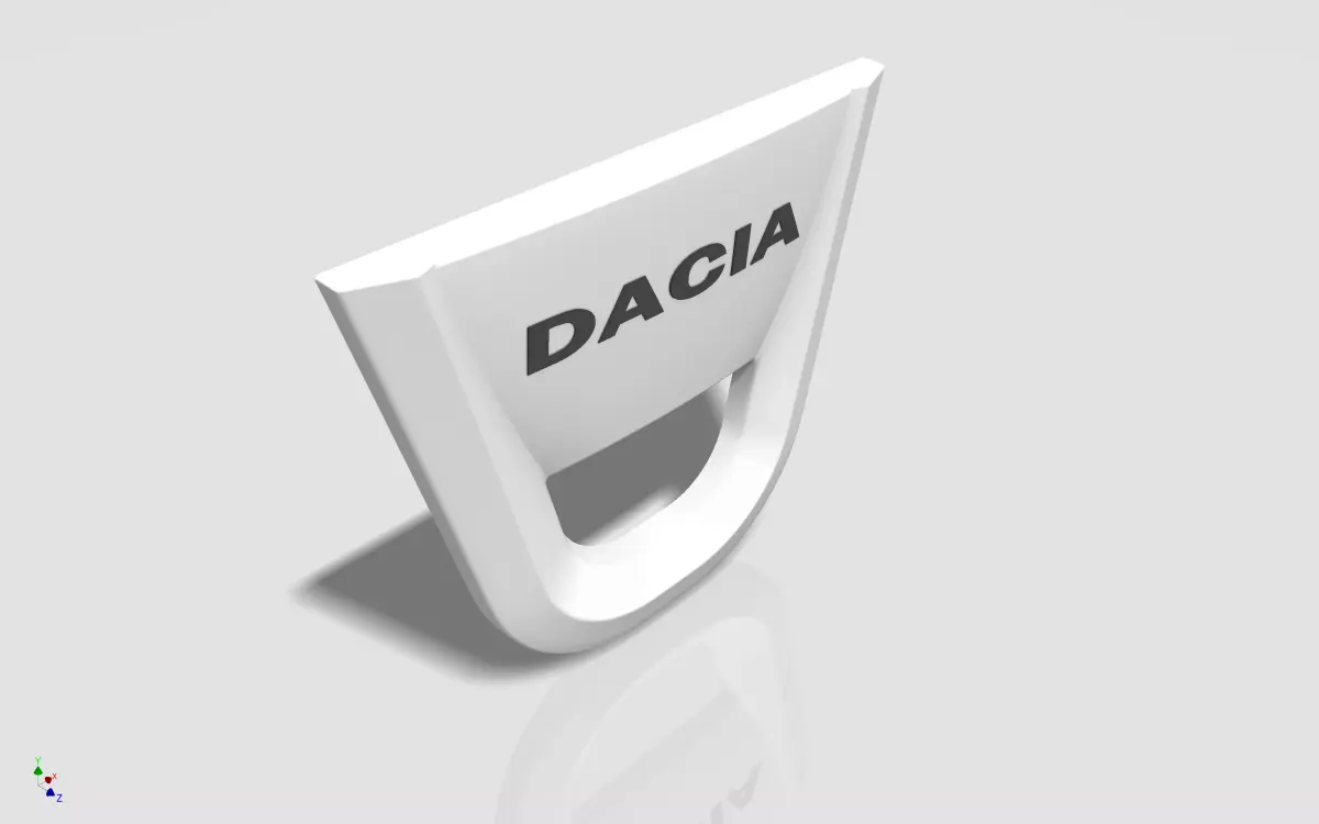 Dacia-Logo dacia logo 3D print model